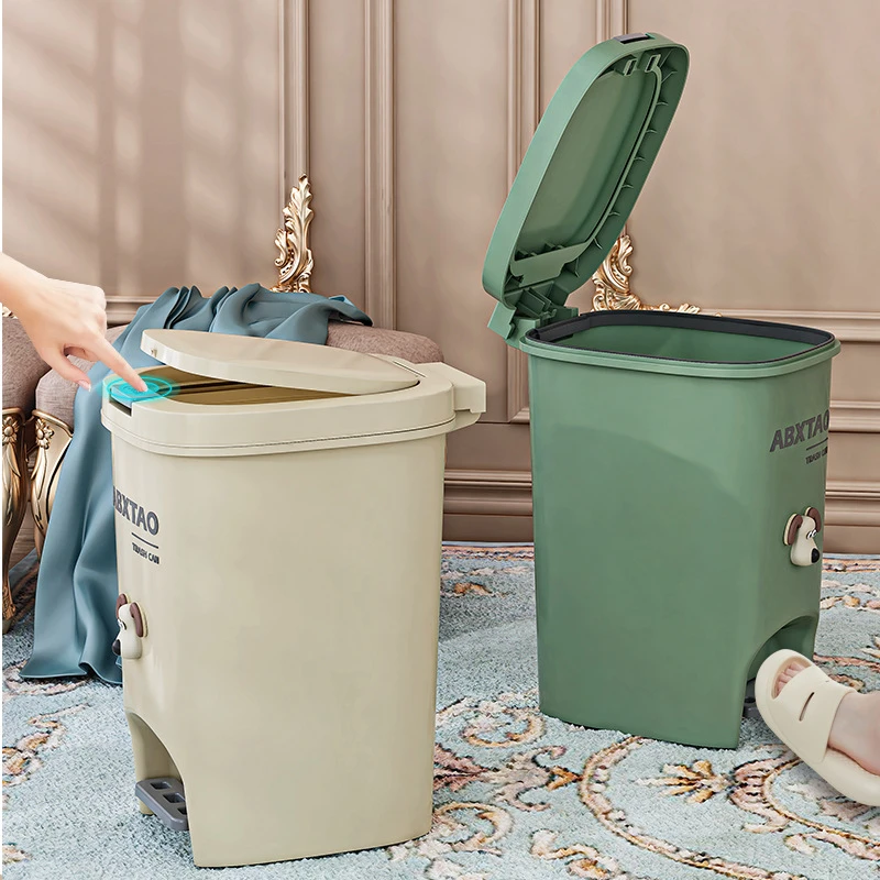 垃圾桶垃圾筒脚踏式客厅厨房家用卧室卫生间纸篓办公室大容量厨余
