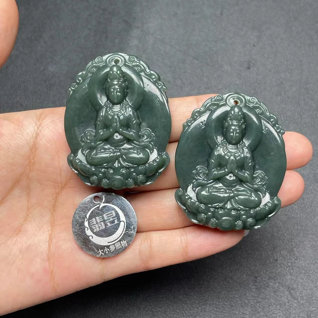 翡昱-SH20-30746-和田玉吊坠绑绳/约49*39*11*/-多样性发其一-D