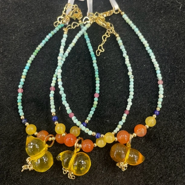 【书记甄选】原创绿松单圈手链 多样式发一件 7233GY