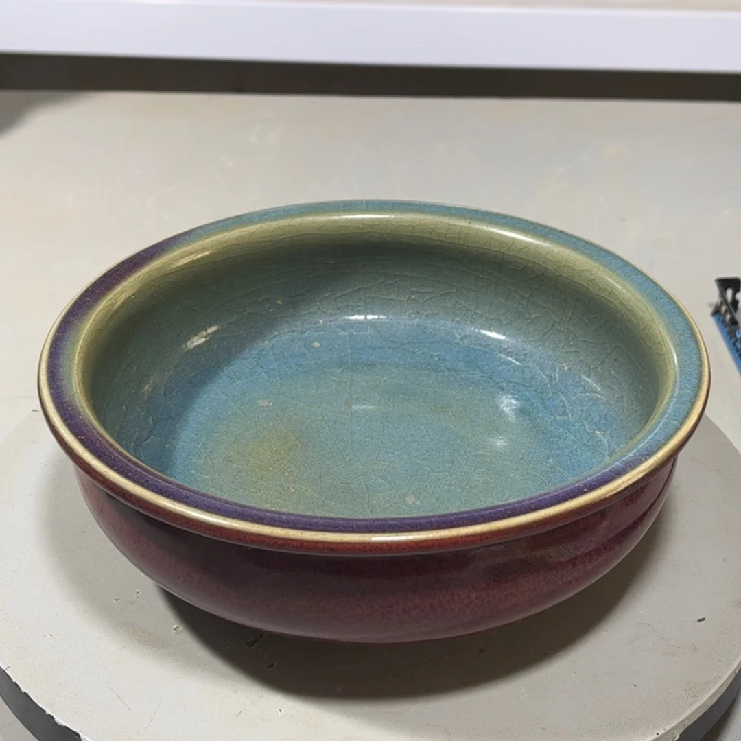 瓶钧窑瓷器品相完美
