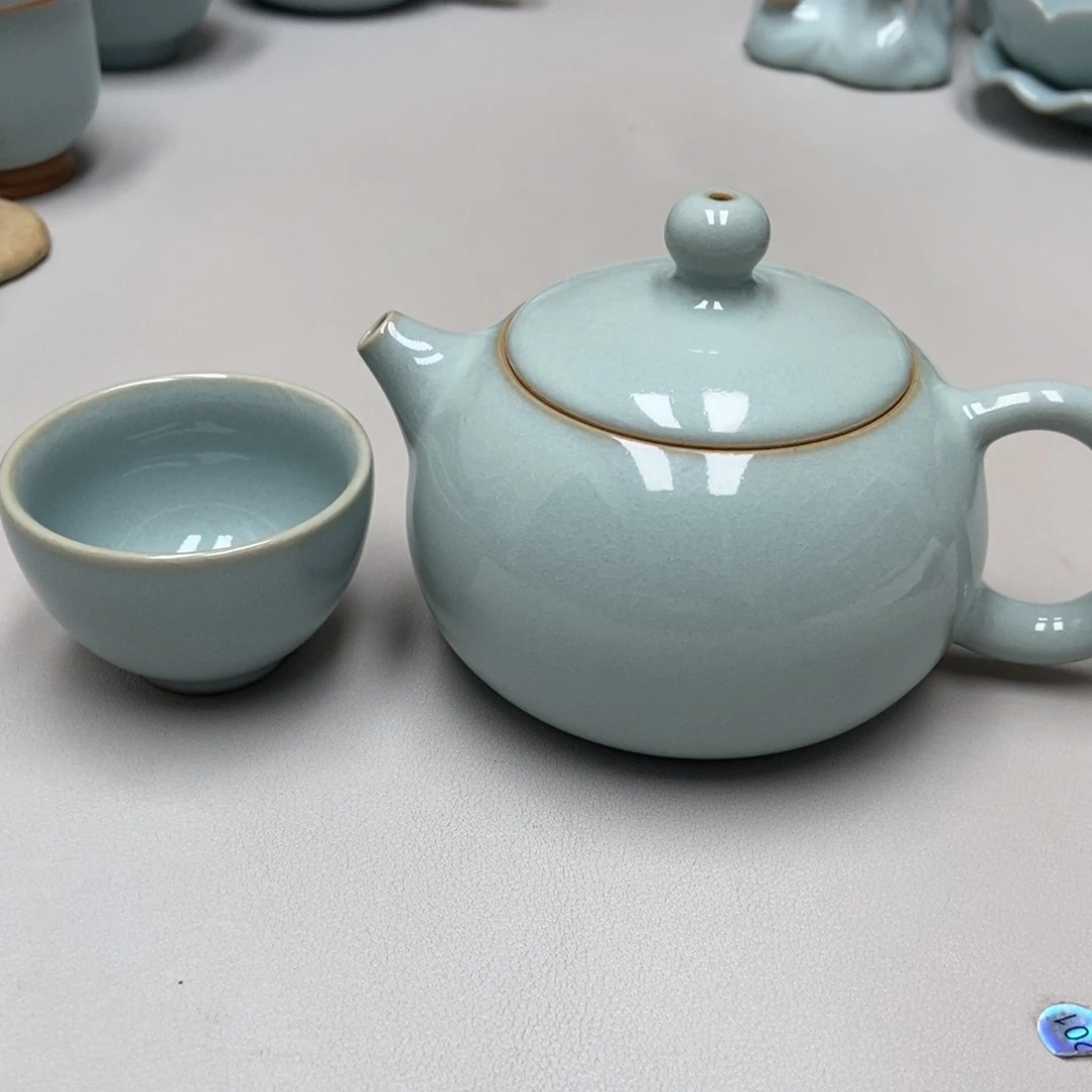 庆*赵琳西施壶无礼盒送茶巾，鸡心客杯，支钉