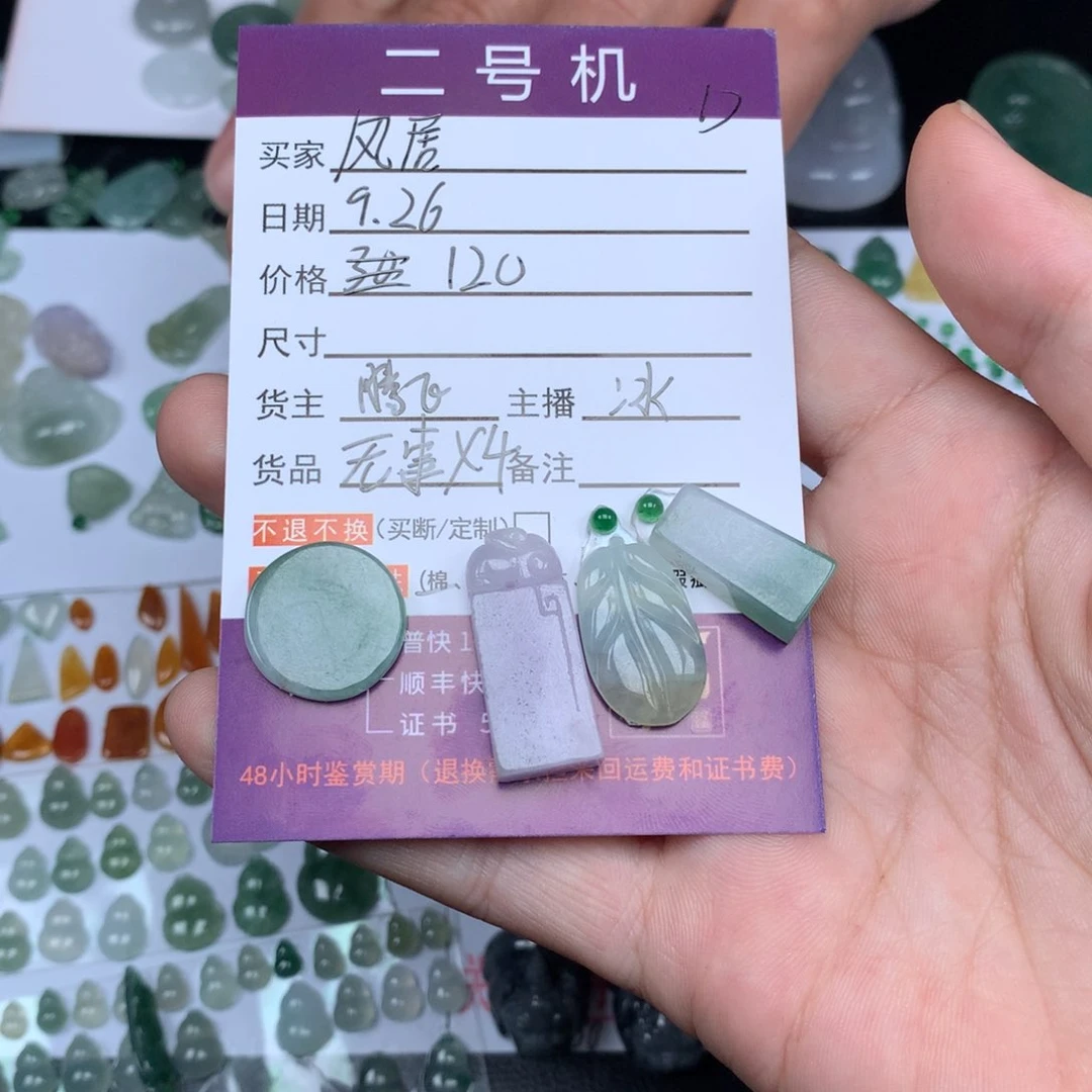 颈饰未镶嵌翡翠风*