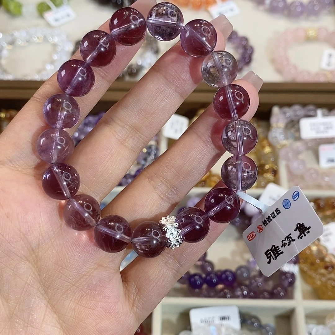 水晶手串未镶嵌G3235单圈颜色微差