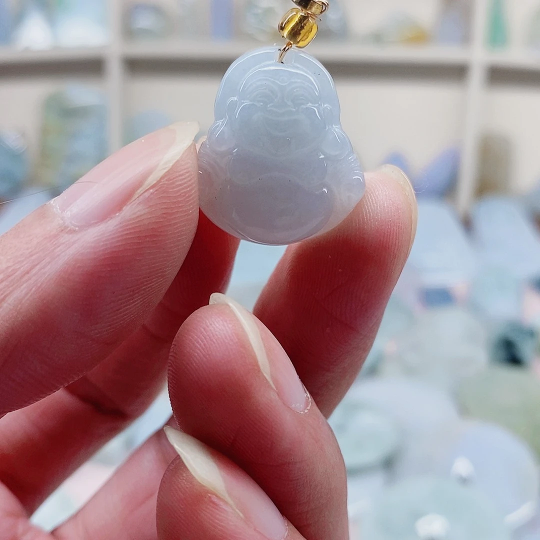 颈饰未镶嵌翡翠天然