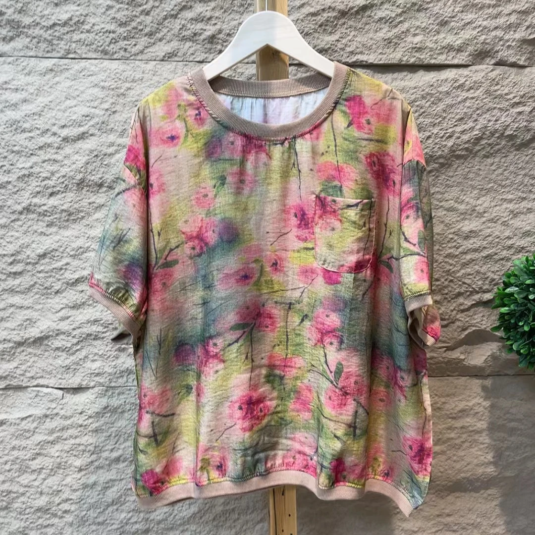 3866款夏季时尚气质减龄T恤