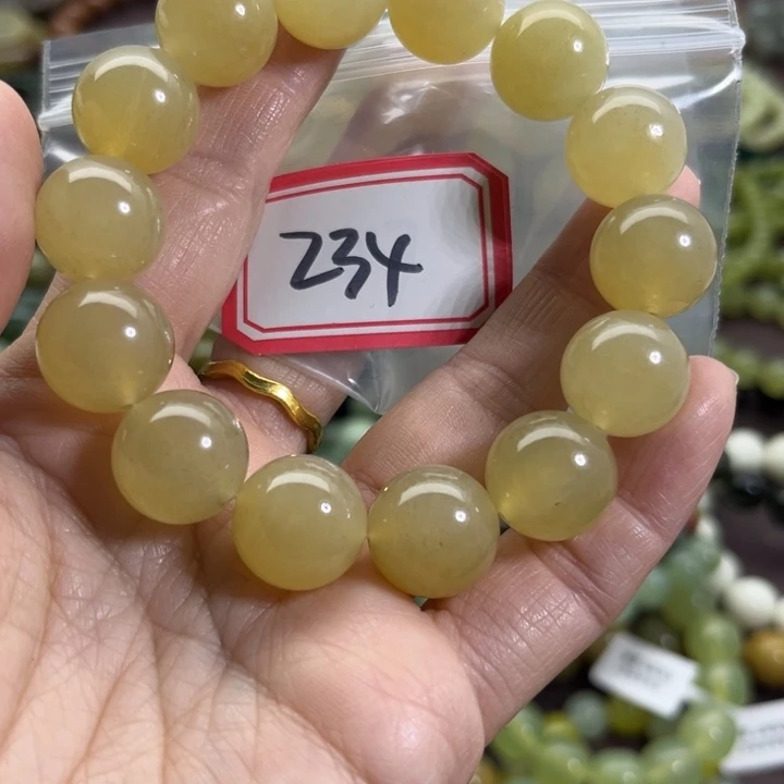蛇纹石玉未镶嵌手链