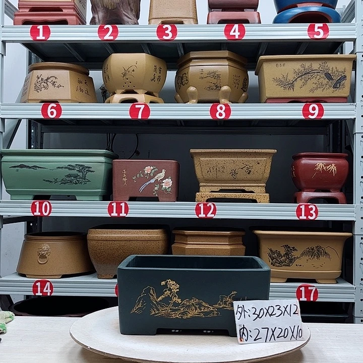 紫砂花盆紫砂花盆