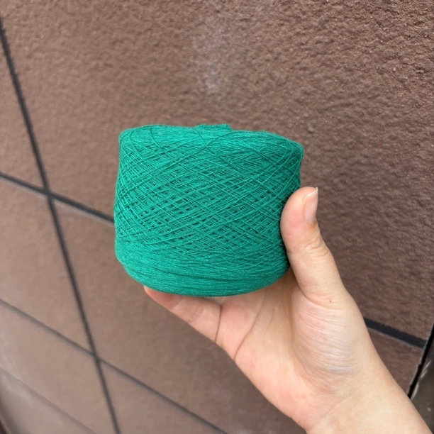50支 松绿 棉氨纶（织袜子）120克