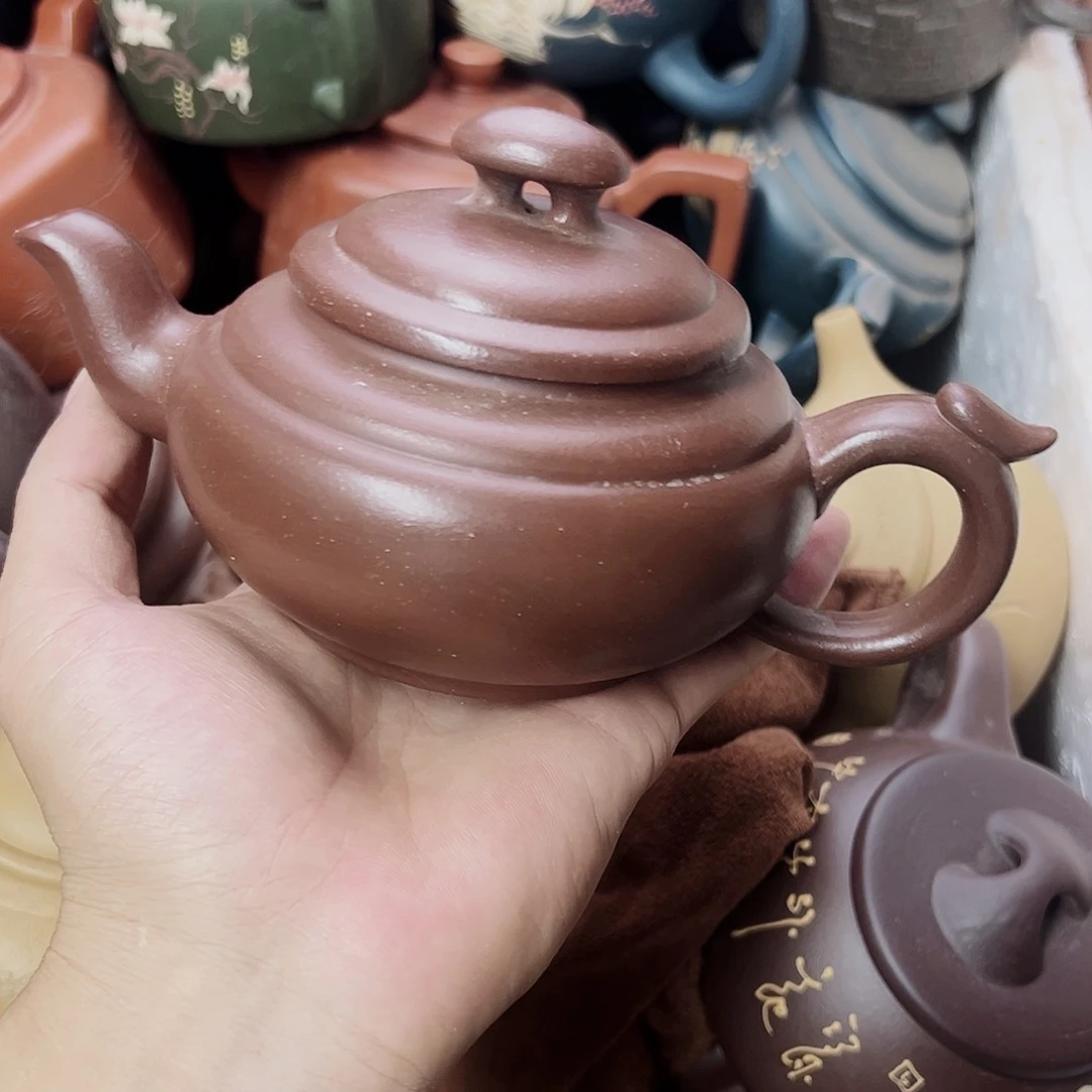 茶壶紫砂宜兴原矿紫砂壶400毫升29