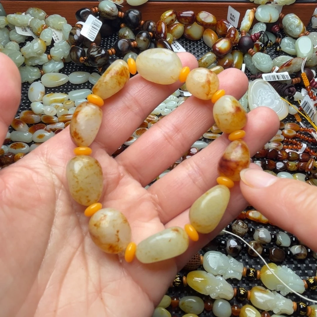 和田玉手链未镶嵌