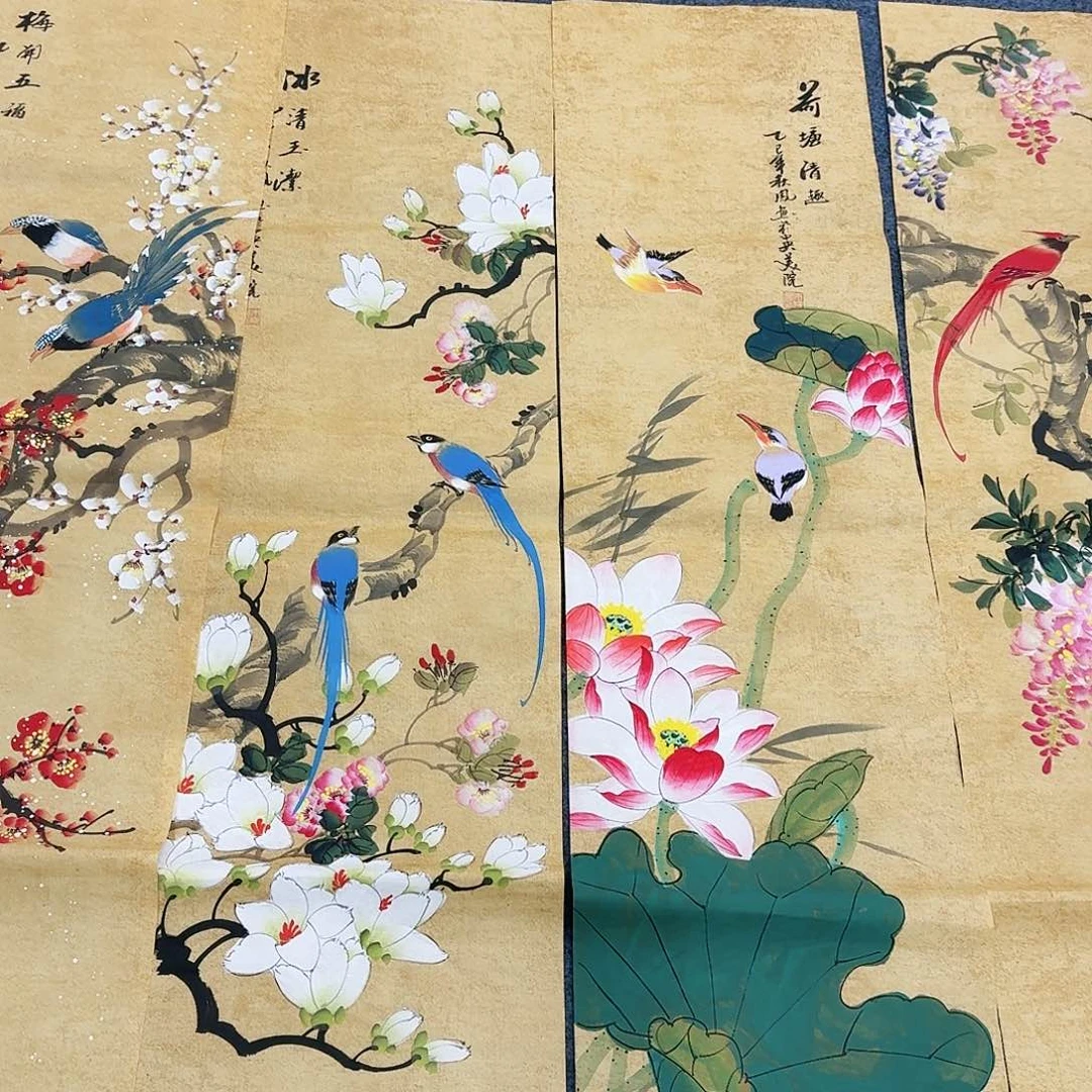 国画事事如意万事如意万事