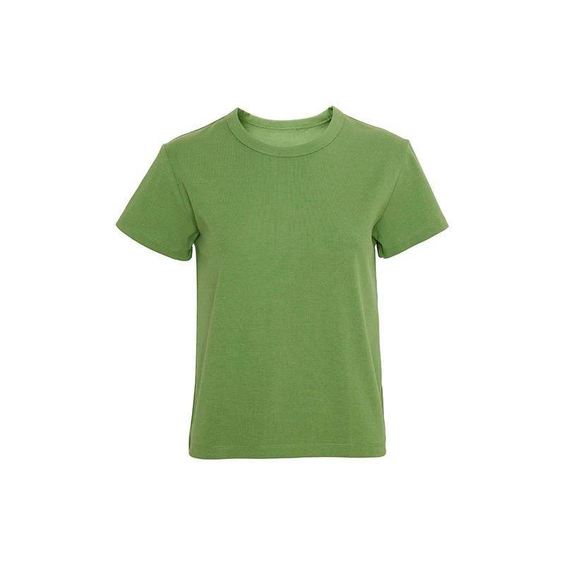 TRACY CHU新粉必入苹果绿T恤女时髦少女款千金清冷感贵系夏季新品