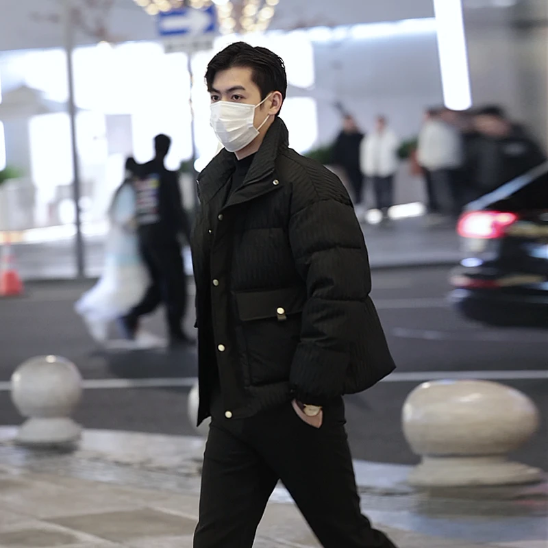 冬装男士保暖棉衣外套潮流帅气加厚保暖冬季棉服男青年休闲上衣男