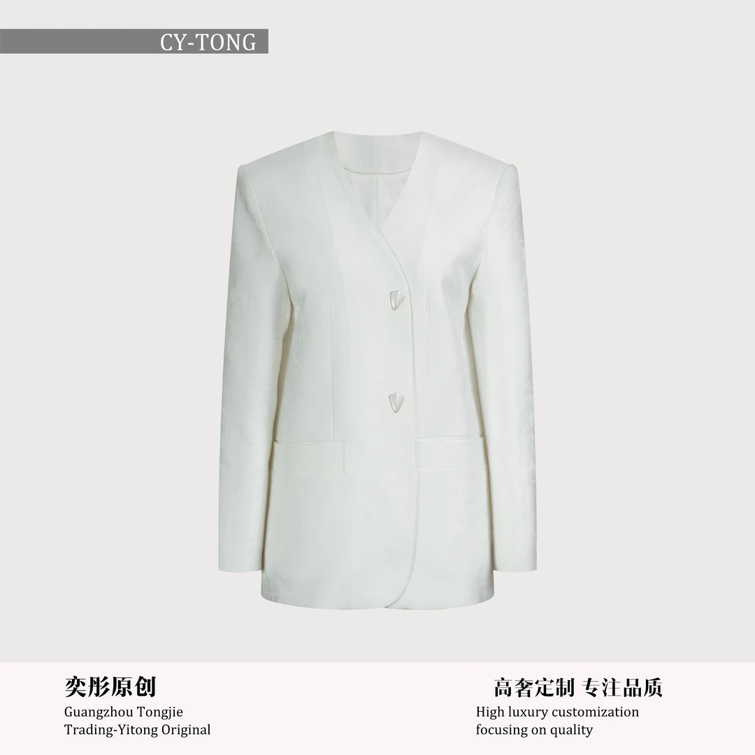 【彤姐原创】秋季设计师款气质职业修身女款西装外套W24D036