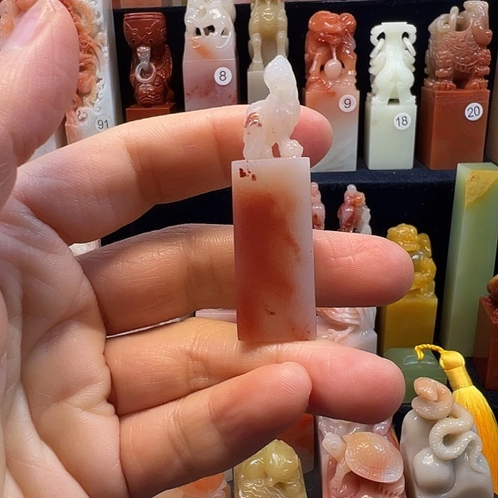 寿山石印石寿山石手工雕刻