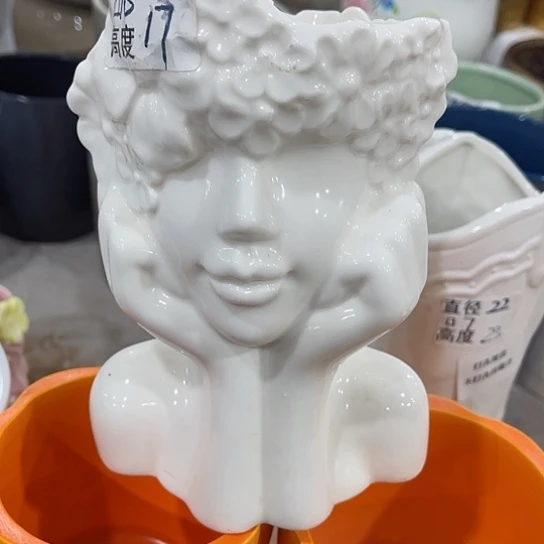 多肉绿植陶瓷花盆9.9包邮，有孔