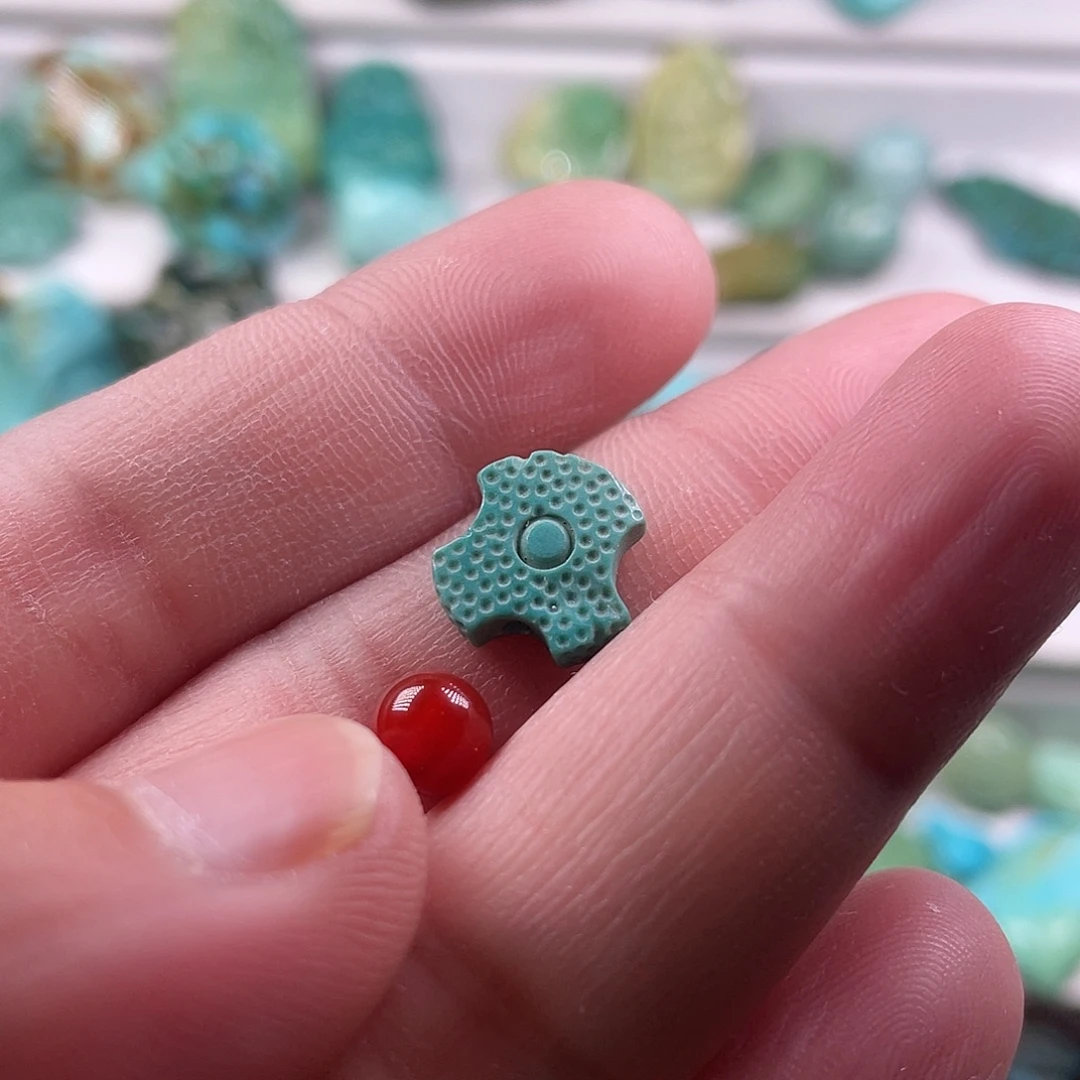 南红玛瑙未镶嵌颈饰