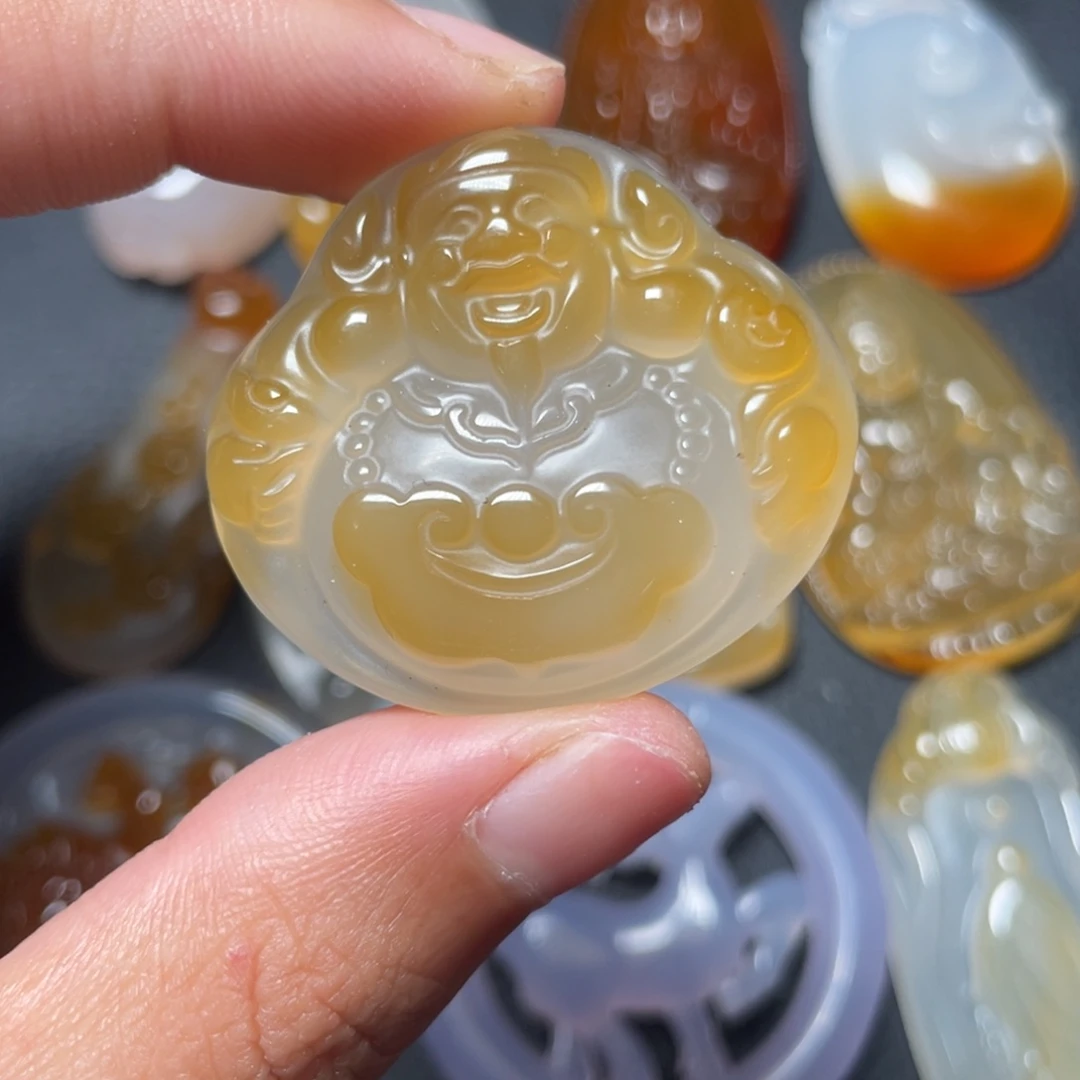 玛瑙/玉髓未镶嵌颈饰