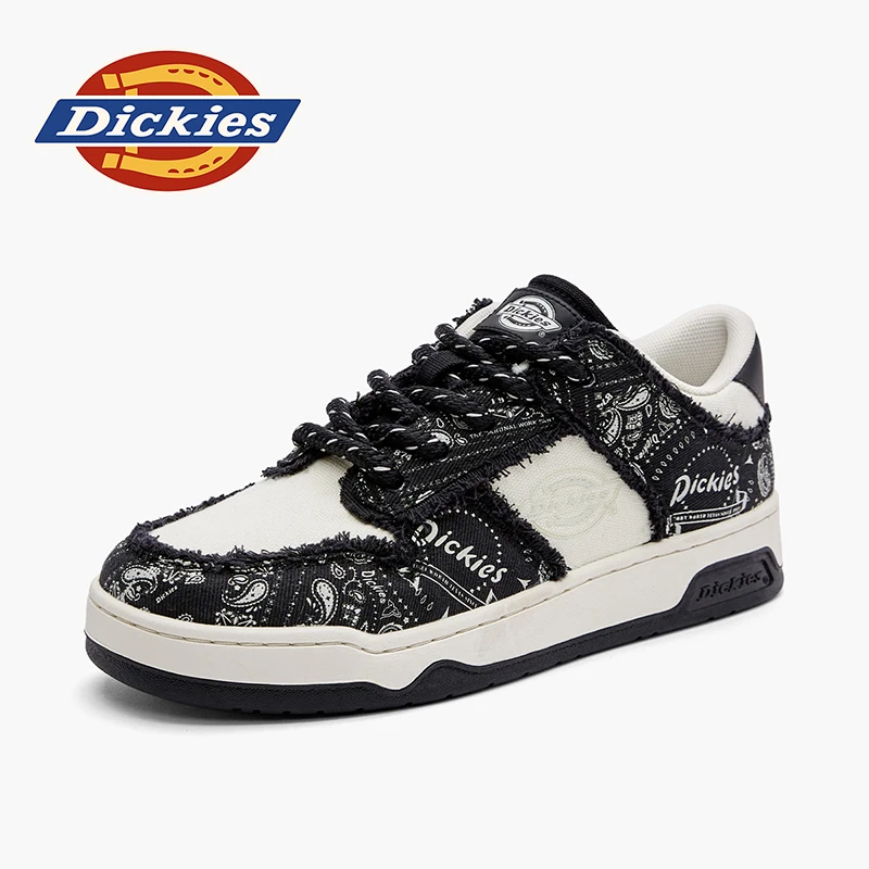 Dickies情侣腰果花板鞋男2025新款秋季鞋子潮男鞋黑白熊猫面包鞋
