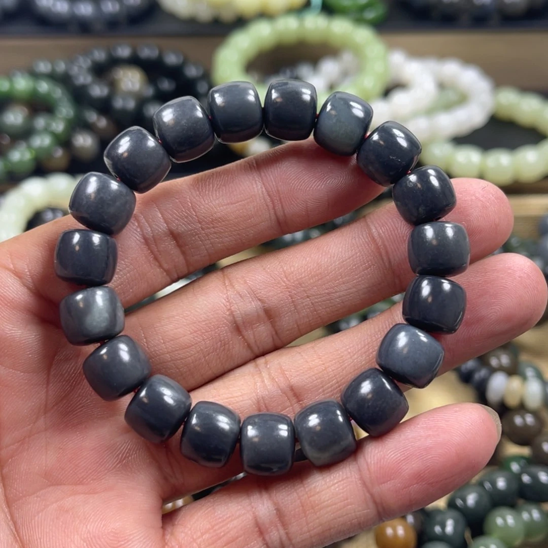 和田玉手串未镶嵌