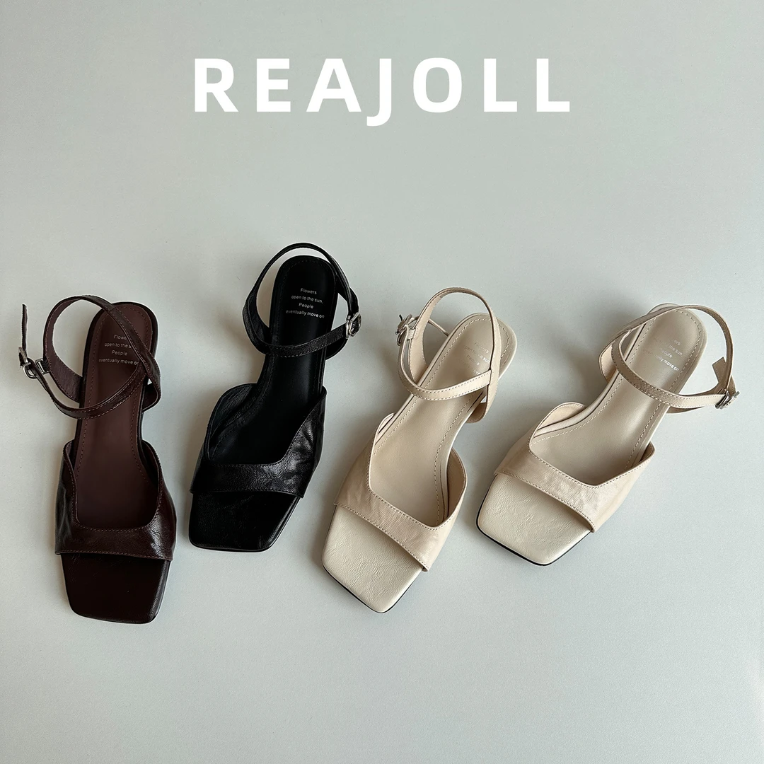 凉鞋女夏外穿2025新款绝美不累脚时尚气质法式高级感罗马女士鞋子