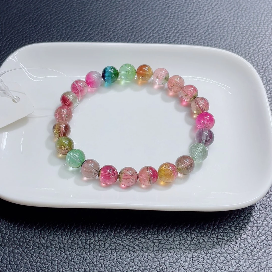 未镶嵌手链碧玺8.8mm左右
