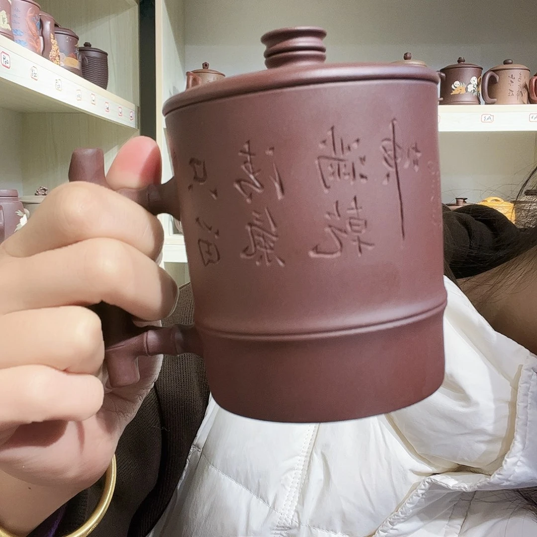 紫砂茶杯手工制作