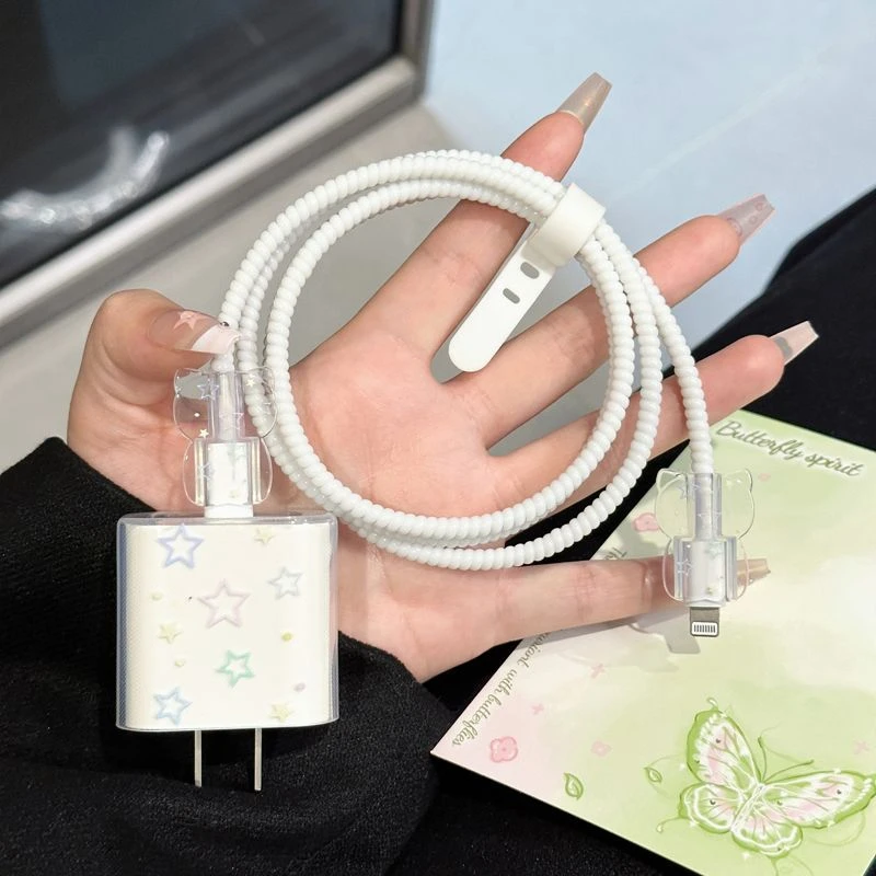 适用数据线保护线套苹果14-15-13充电器线iPhone16Promax线保护套