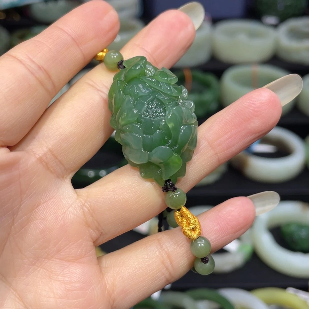 未镶嵌手链和田玉手牌
