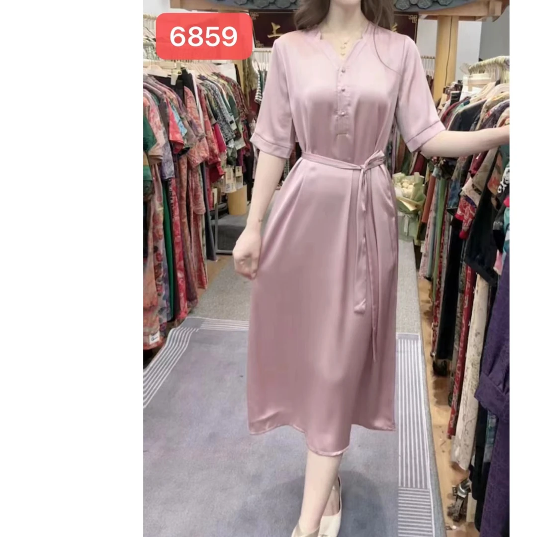 6859-29新款舒适时尚休闲连衣裙