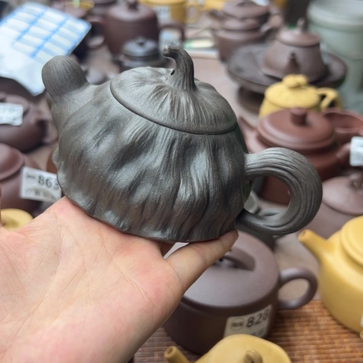 茶壶紫砂紫泥还原瑕疵不挑220