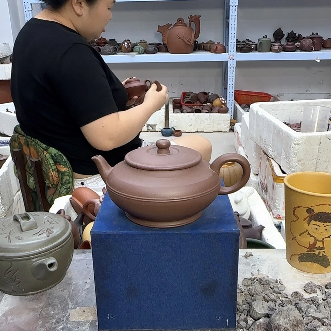 紫砂茶壶宜兴紫砂壶壶瑕疵处理