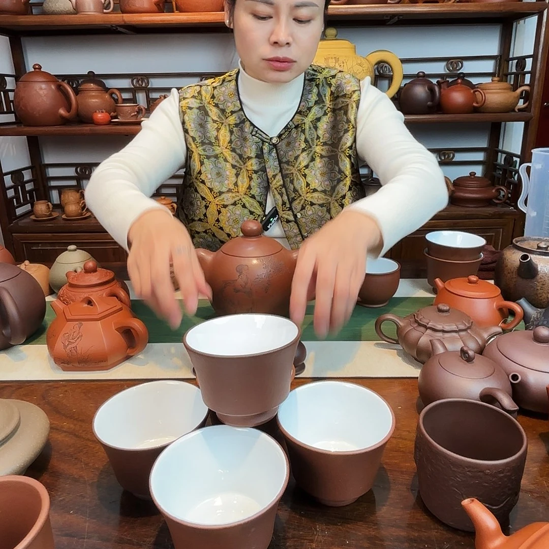 @***生茶杯紫砂5紫砂杯原矿