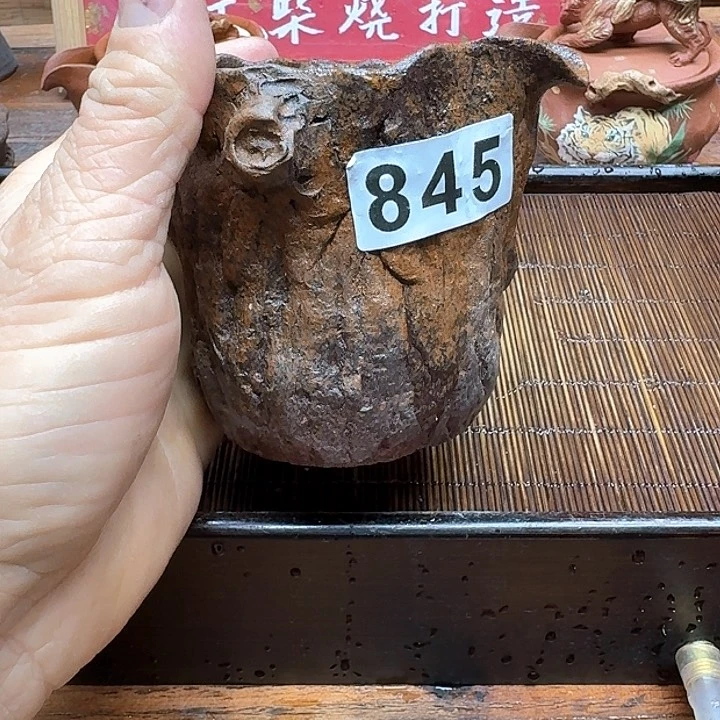 纯手工制作粗陶茶具