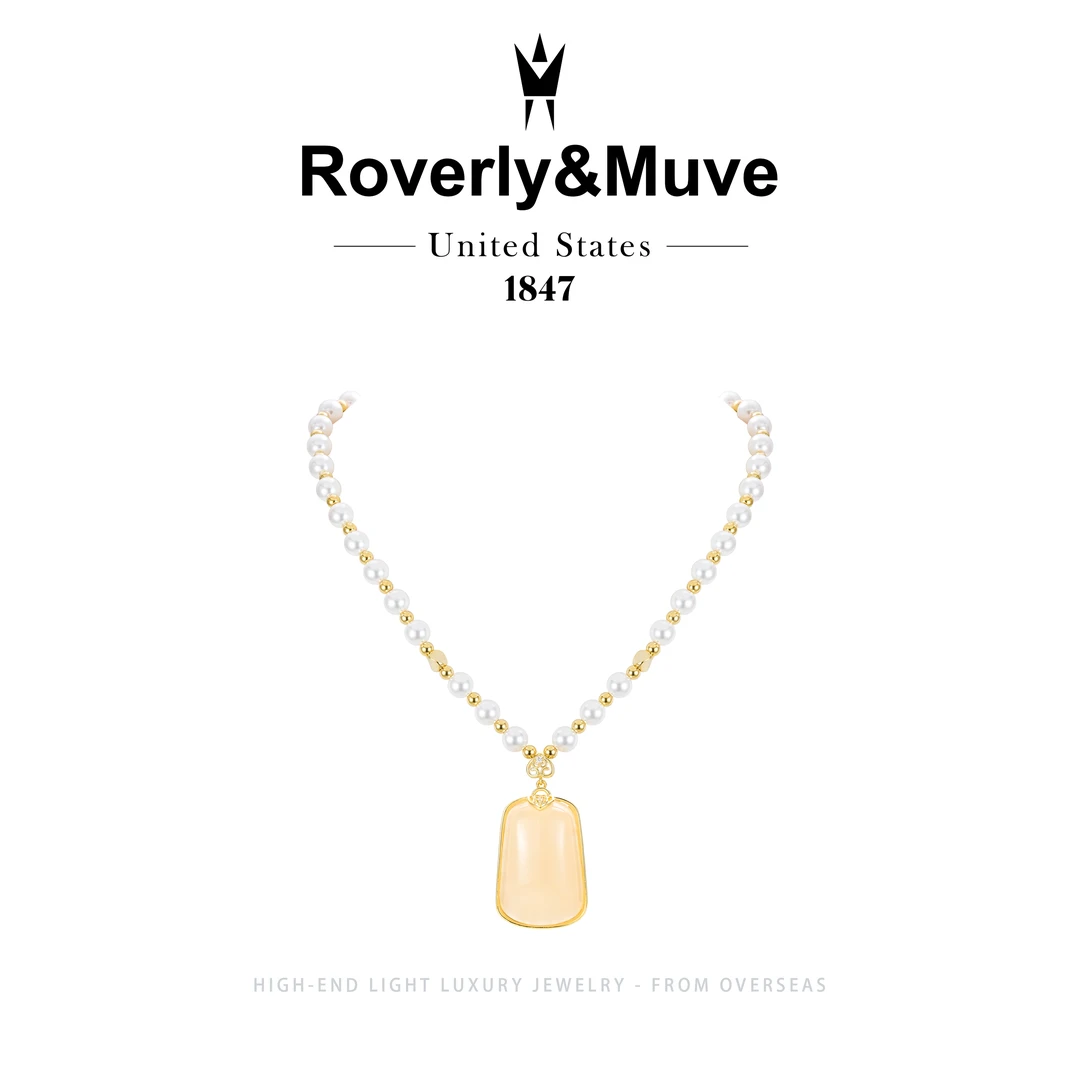 【无事皆安】Roverly&Muve设计款国风无事牌项链F5065