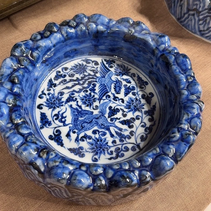 A***l摆件麒麟斗凤水洗宇泽堂