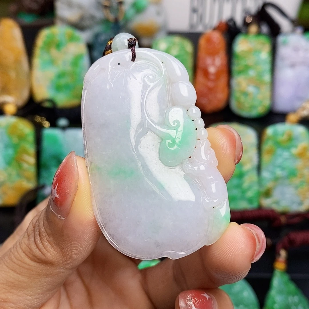 定制翡翠未镶嵌翡翠A货一物一证放漏价