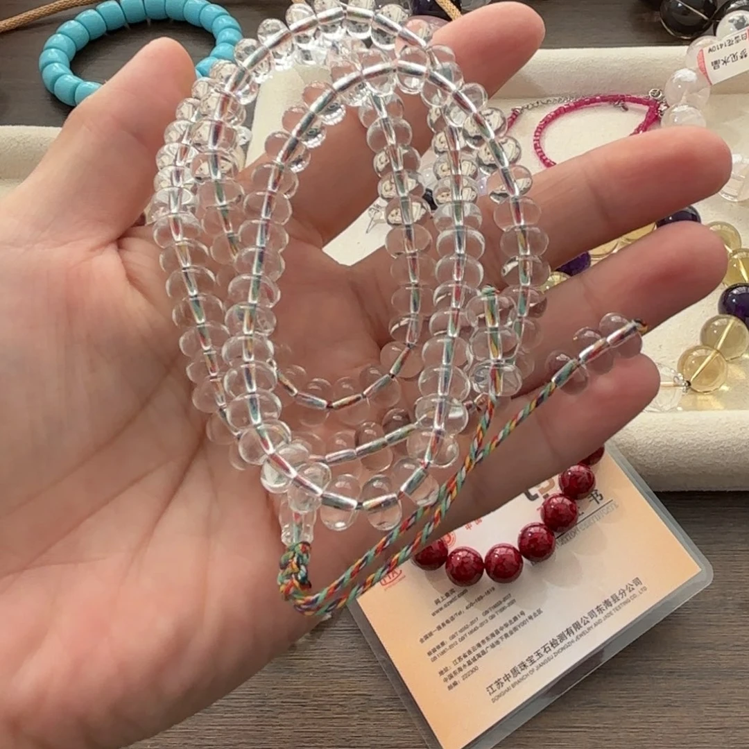 未镶嵌手链水晶淼*?手串108