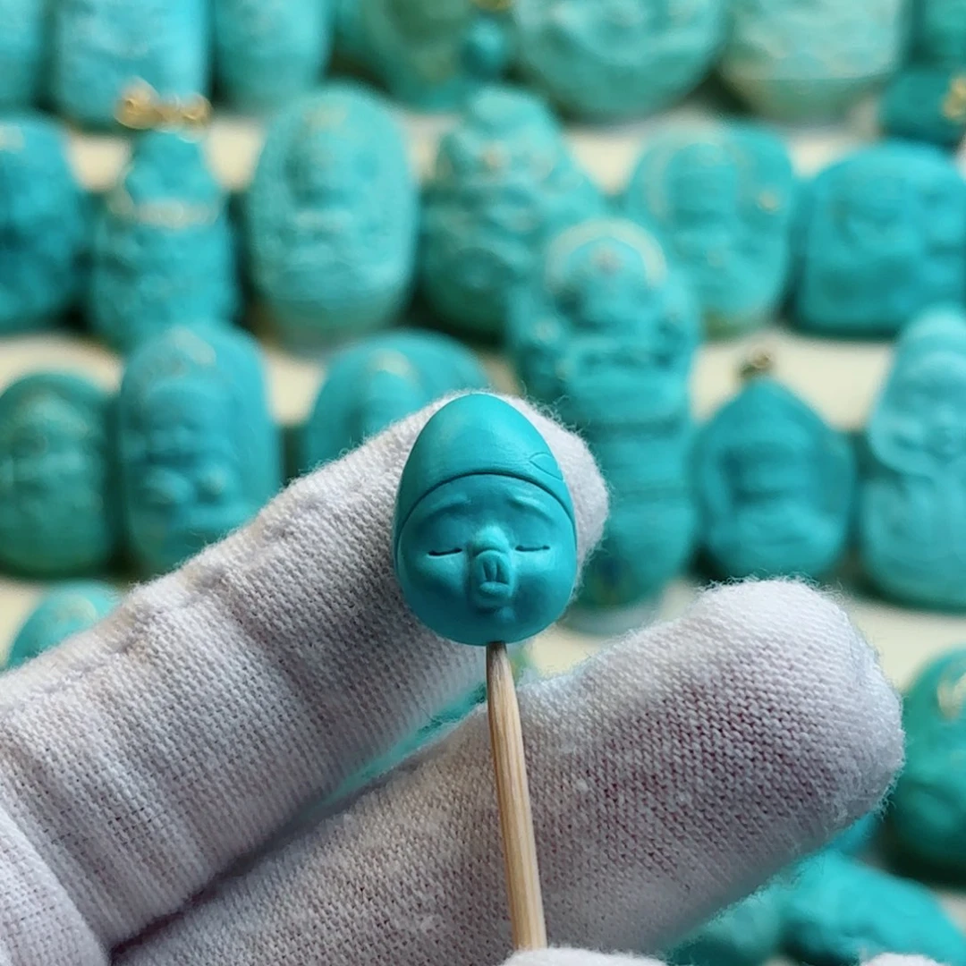 未镶嵌绿松石珠宝奇石