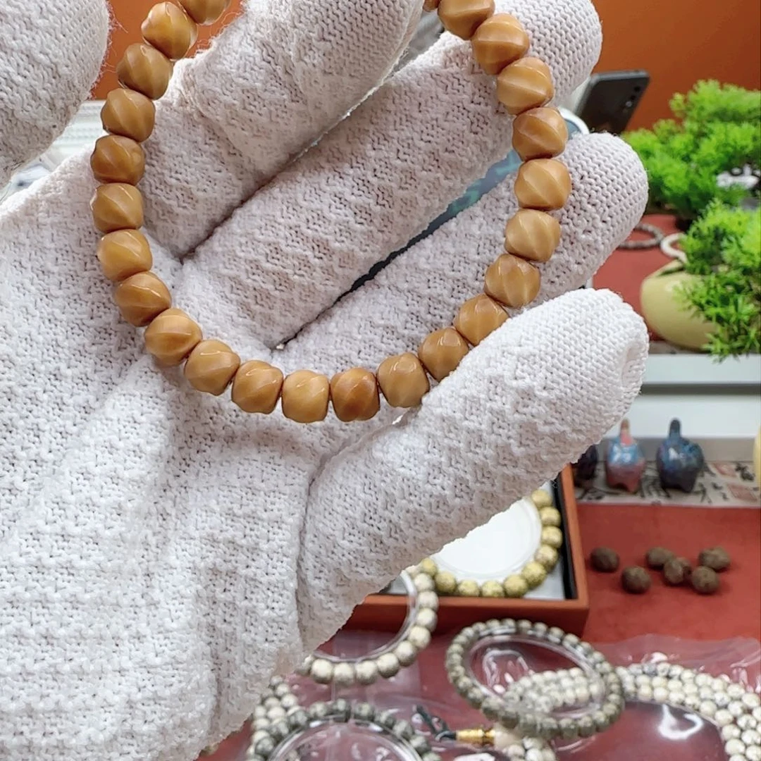 星月菩提手串私****阴无相龙脊菩提