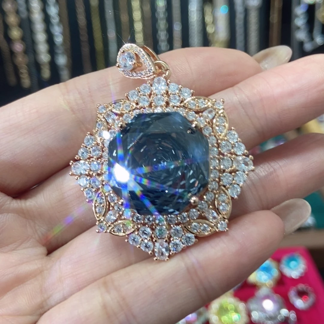 6锆石（处理）吊坠