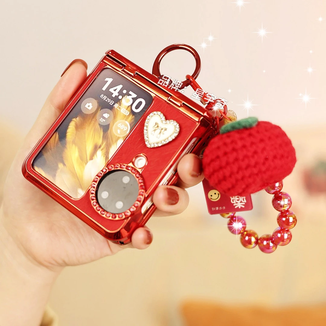 马年红色适用oppoFindn3flip手机壳折叠防摔oppo n3flip女款新年