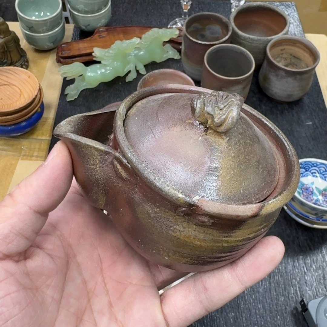 不***违陶瓷日本中古工艺品摆件