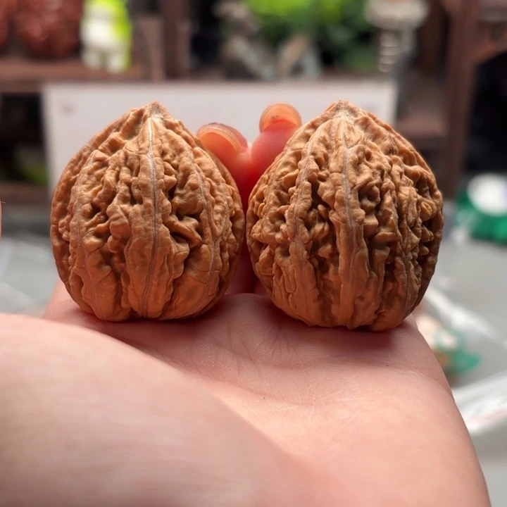 把件文玩核桃小蛙磕117