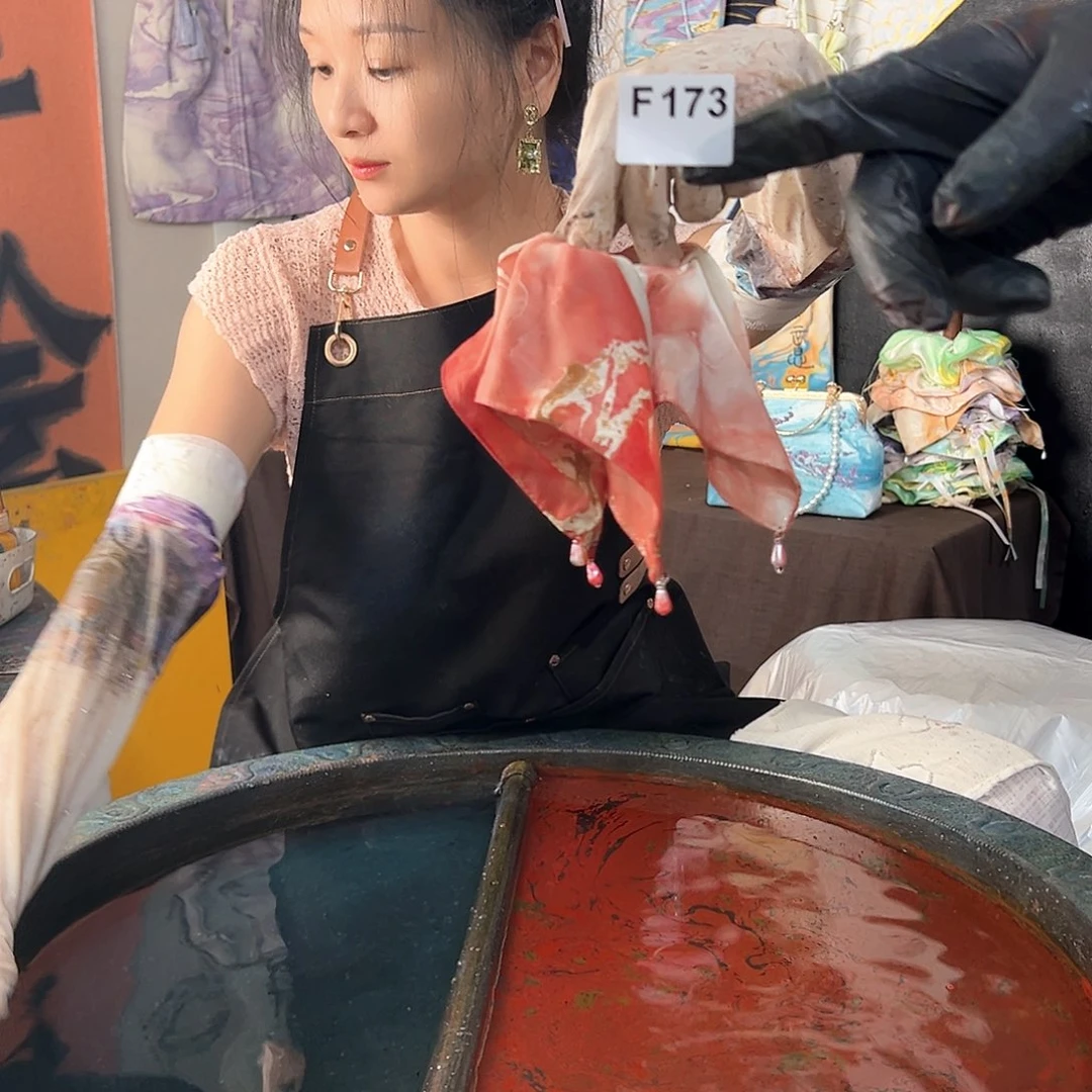 173珍珠发圈红金