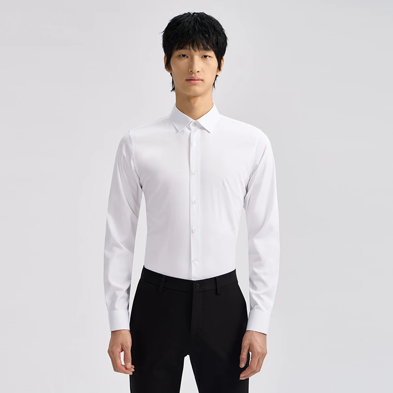 专柜春夏/柒牌/商务长袖衬衫/726A70270