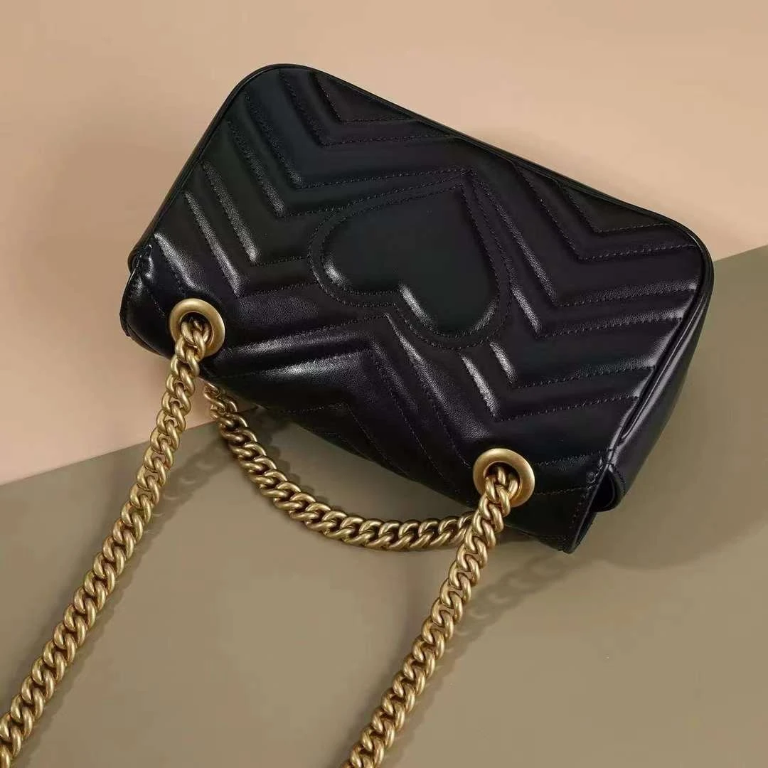 时尚链条女包单肩斜挎绣线女士包1043赠礼盒