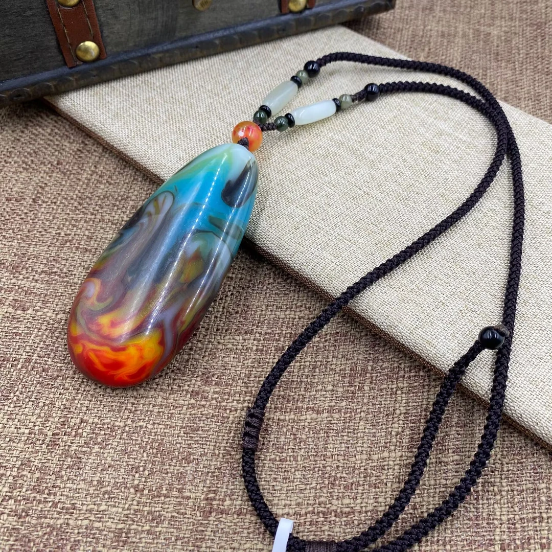 非金属珐琅吊坠 5152  蓝色吊坠百搭优选饰品