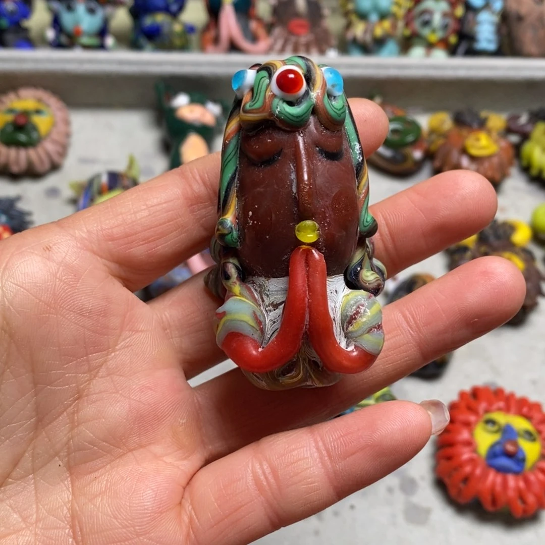 琉璃颈饰天使娃娃