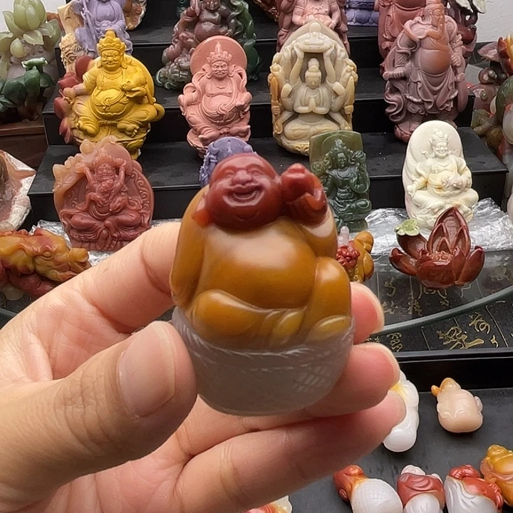 石英质玉未镶嵌摆件